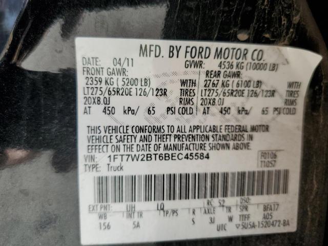 Photo 11 VIN: 1FT7W2BT6BEC45584 - FORD F250 SUPER 