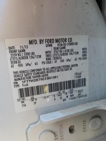 Photo 12 VIN: 1FT7W2BT6EEB01361 - FORD F250 SUPER 