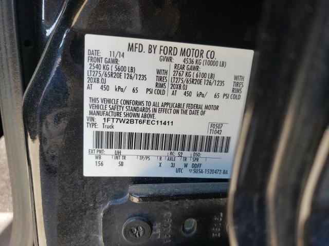 Photo 9 VIN: 1FT7W2BT6FEC11411 - FORD F250 SUPER 