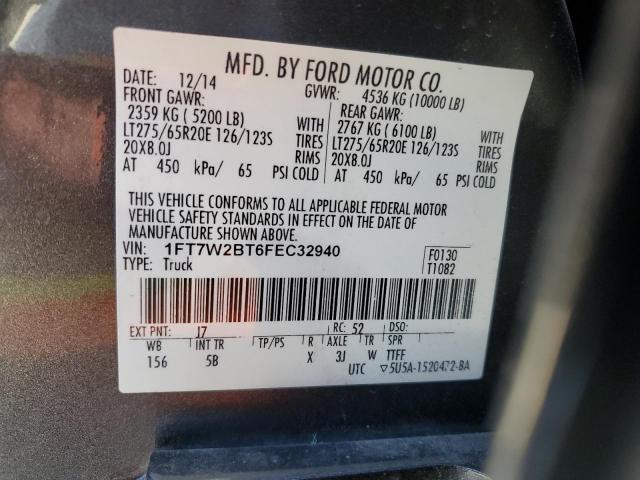 Photo 11 VIN: 1FT7W2BT6FEC32940 - FORD F250 SUPER 