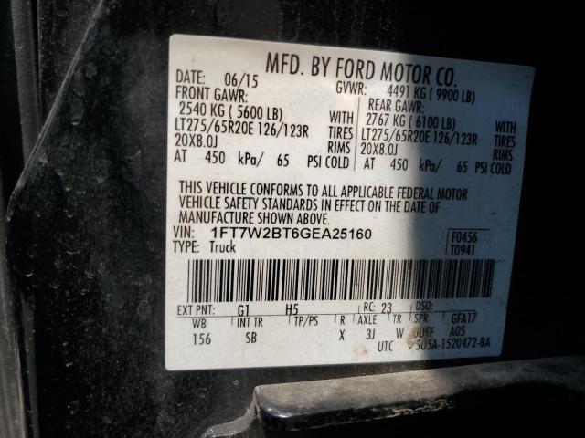 Photo 11 VIN: 1FT7W2BT6GEA25160 - FORD F250 SUPER 