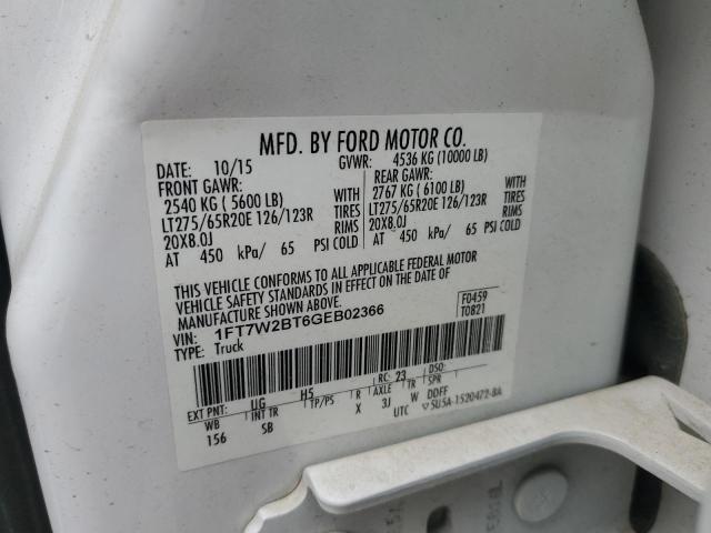 Photo 9 VIN: 1FT7W2BT6GEB02366 - FORD F250 SUPER 