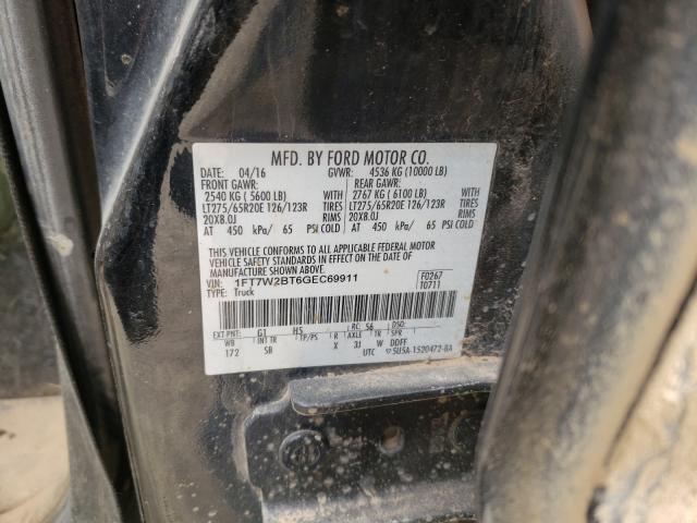 Photo 9 VIN: 1FT7W2BT6GEC69911 - FORD F250 SUPER 