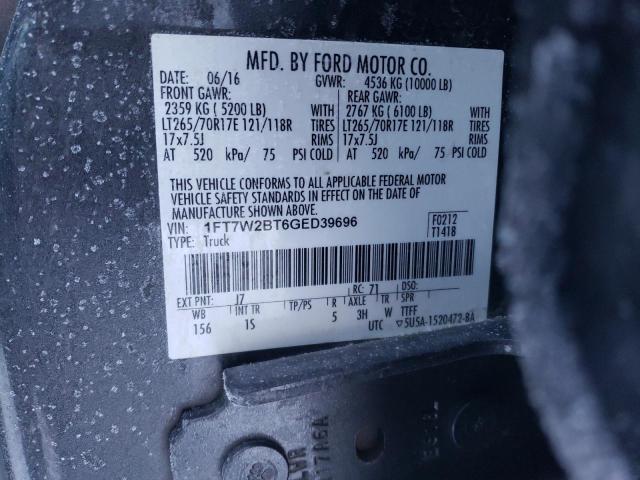 Photo 11 VIN: 1FT7W2BT6GED39696 - FORD F250 SUPER 