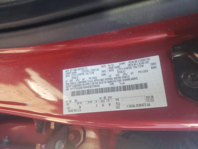 Photo 9 VIN: 1FT7W2BT6HEB75500 - FORD F250 SUPER 