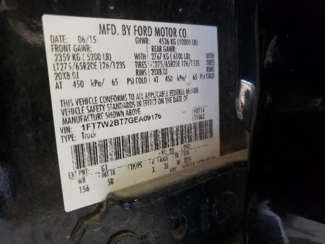 Photo 9 VIN: 1FT7W2BT7GEA09176 - FORD F250 SUPER 