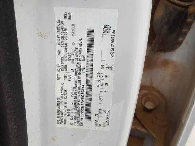 Photo 9 VIN: 1FT7W2BT7HEC89814 - FORD F250 SUPER 