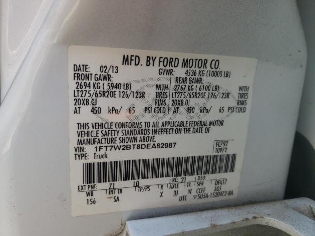 Photo 12 VIN: 1FT7W2BT8DEA82987 - FORD F250 