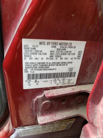 Photo 9 VIN: 1FT7W2BT8EEA82473 - FORD F250 SUPER 