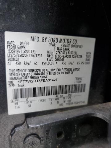 Photo 11 VIN: 1FT7W2BT8FEA31427 - FORD F250 SUPER 