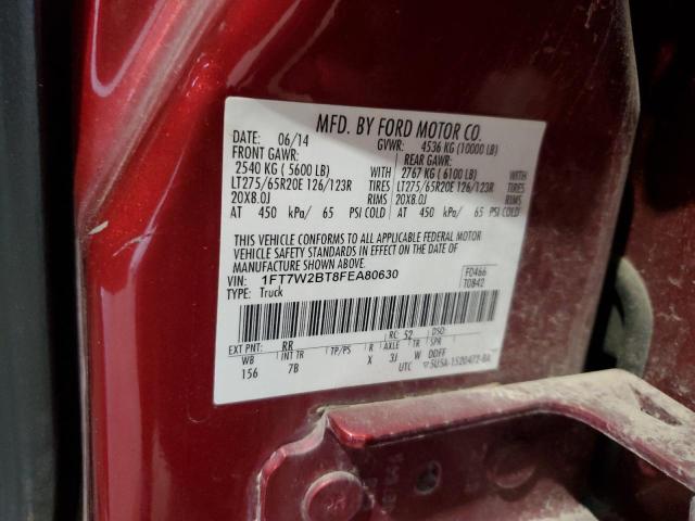 Photo 11 VIN: 1FT7W2BT8FEA80630 - FORD F250 