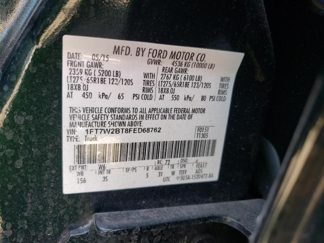 Photo 11 VIN: 1FT7W2BT8FED68762 - FORD F250 