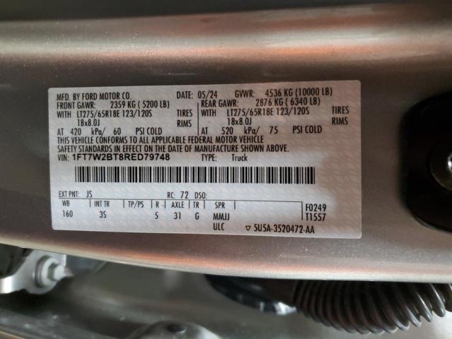 Photo 12 VIN: 1FT7W2BT8RED79748 - FORD F250 SUPER 