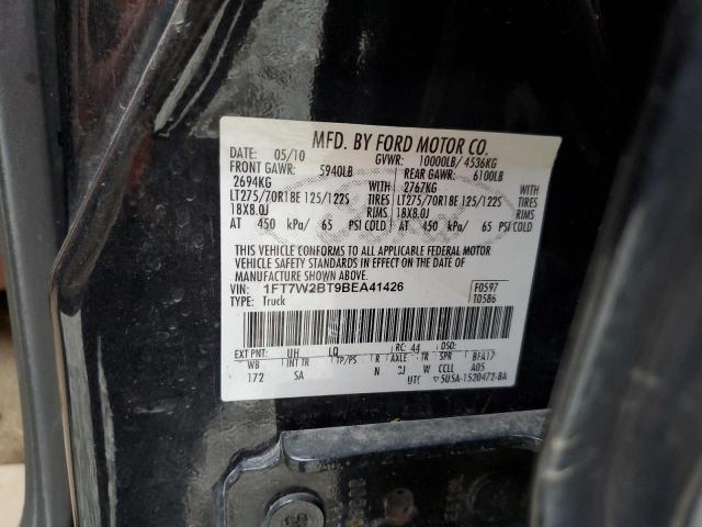 Photo 9 VIN: 1FT7W2BT9BEA41426 - FORD F250 SUPER 