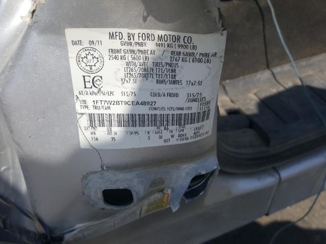 Photo 9 VIN: 1FT7W2BT9CEA48927 - FORD F250 SUPER 