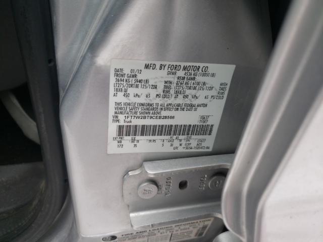 Photo 9 VIN: 1FT7W2BT9CEB28566 - FORD F250 SUPER 