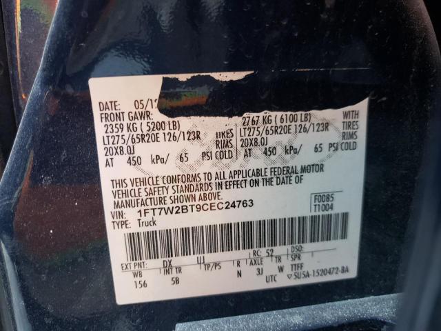 Photo 9 VIN: 1FT7W2BT9CEC24763 - FORD F250 SUPER 