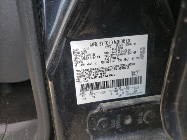 Photo 9 VIN: 1FT7W2BT9EEA83972 - FORD F250 SUPER 