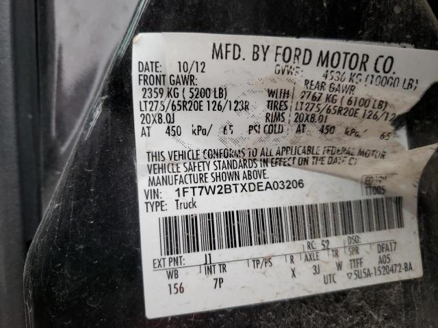 Photo 9 VIN: 1FT7W2BTXDEA03206 - FORD F250 SUPER 