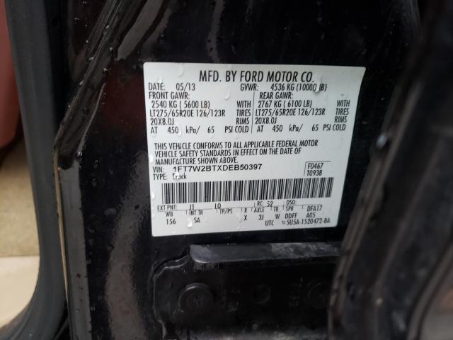 Photo 9 VIN: 1FT7W2BTXDEB50397 - FORD F250 SUPER 