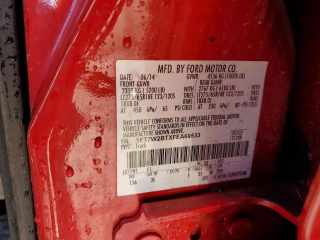 Photo 11 VIN: 1FT7W2BTXFEA69533 - FORD F250 