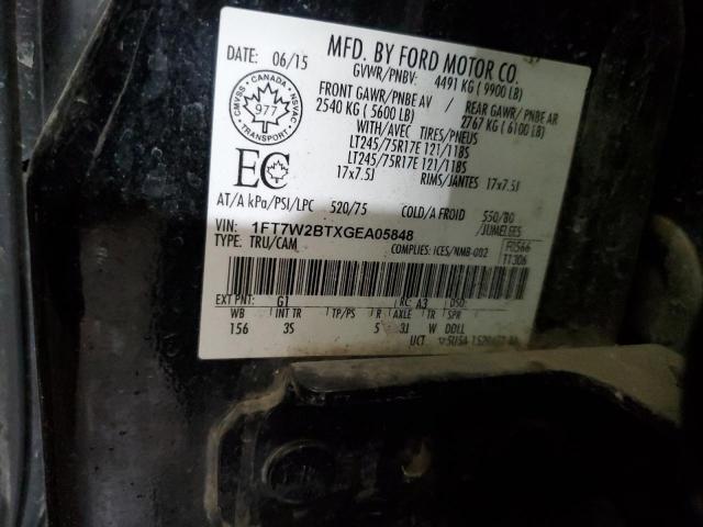 Photo 11 VIN: 1FT7W2BTXGEA05848 - FORD F250 SUPER 