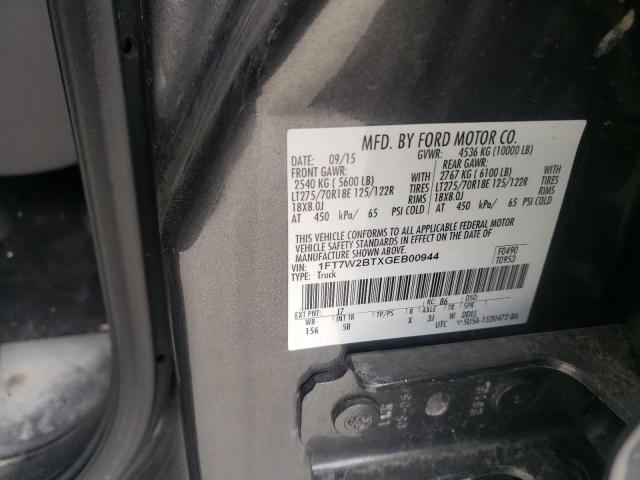 Photo 11 VIN: 1FT7W2BTXGEB00944 - FORD F250 