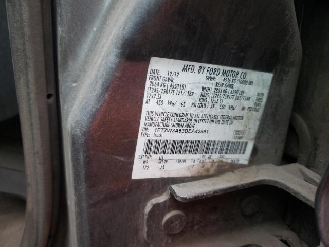 Photo 9 VIN: 1FT7W3A63DEA42561 - FORD F350 SUPER 