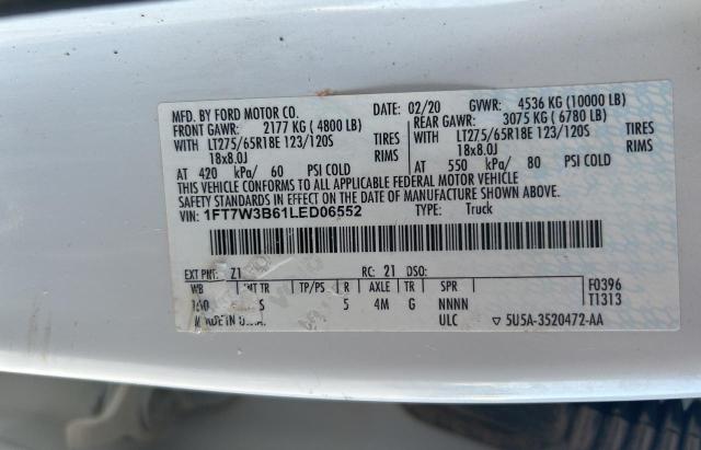 Photo 9 VIN: 1FT7W3B61LED06552 - FORD F350 