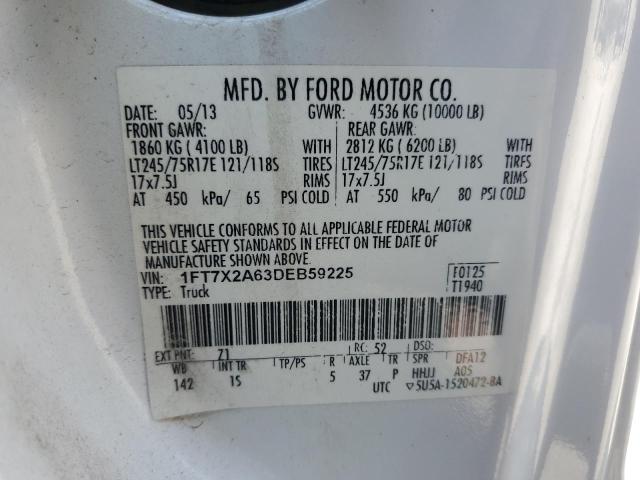 Photo 11 VIN: 1FT7X2A63DEB59225 - FORD F250 SUPER 