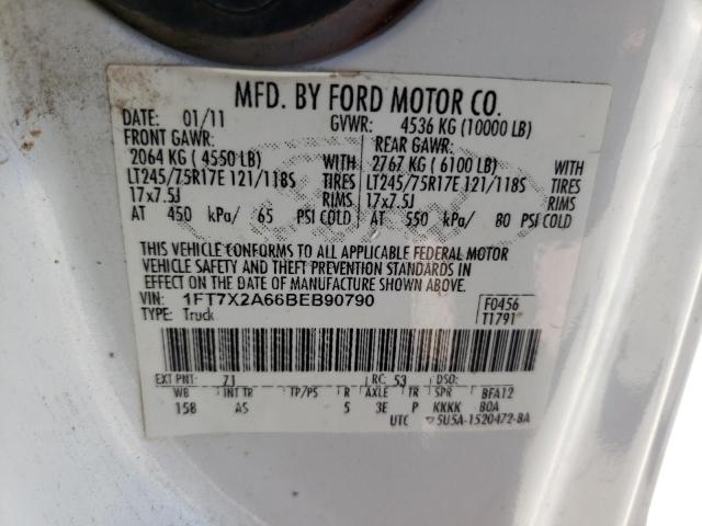 Photo 11 VIN: 1FT7X2A66BEB90790 - FORD F250 SUPER 