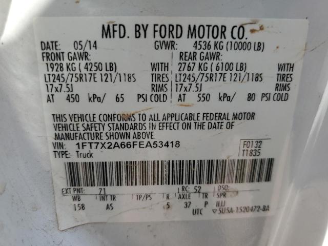 Photo 11 VIN: 1FT7X2A66FEA53418 - FORD F250 SUPER 