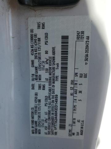 Photo 11 VIN: 1FT7X2A66KED14959 - FORD F250 SUPER 