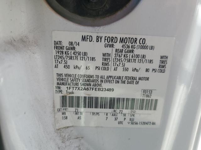 Photo 11 VIN: 1FT7X2A67FEB23489 - FORD F250 SUPER 
