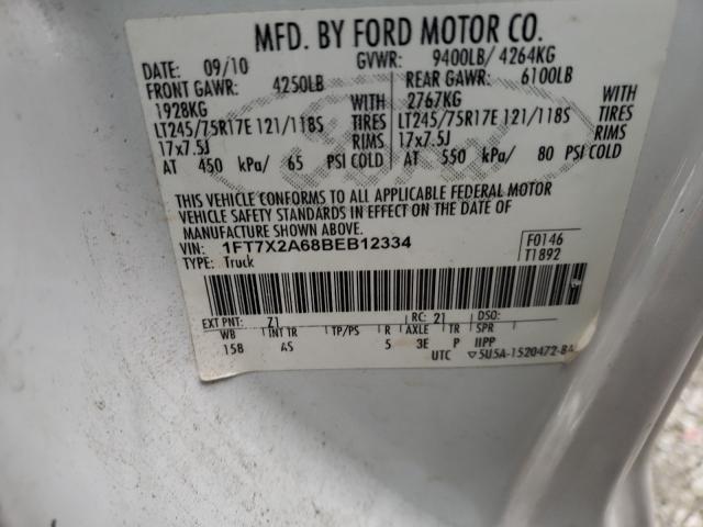 Photo 9 VIN: 1FT7X2A68BEB12334 - FORD F250 SUPER 