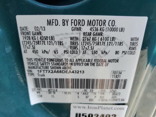 Photo 11 VIN: 1FT7X2A68DEA43213 - FORD F250 