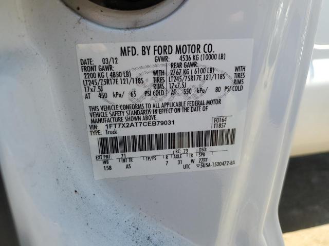 Photo 11 VIN: 1FT7X2AT7CEB79031 - FORD F250 SUPER 