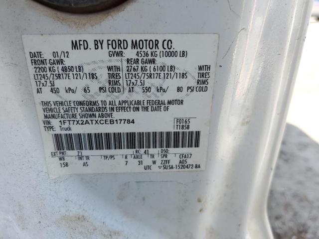 Photo 11 VIN: 1FT7X2ATXCEB17784 - FORD F250 SUPER 