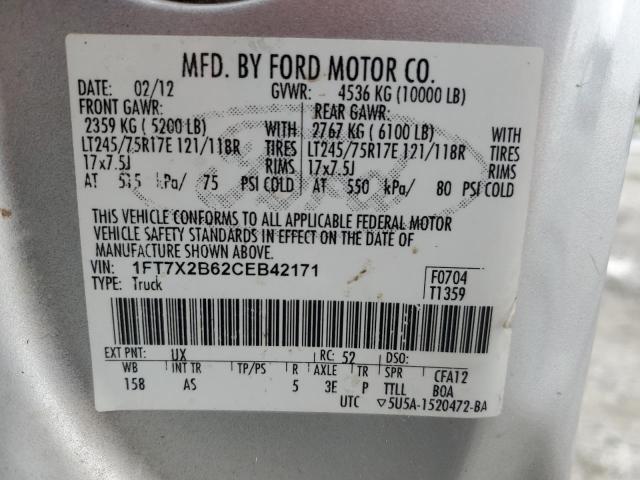 Photo 11 VIN: 1FT7X2B62CEB42171 - FORD F250 SUPER 