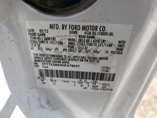 Photo 9 VIN: 1FT7X2B64DEA78037 - FORD F250 SUPER 