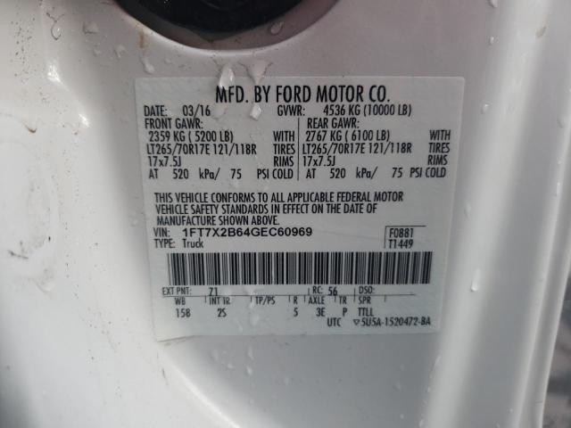 Photo 11 VIN: 1FT7X2B64GEC60969 - FORD F250 