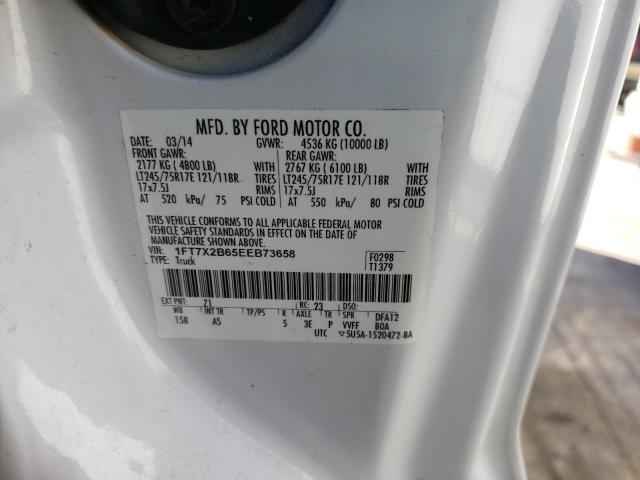 Photo 9 VIN: 1FT7X2B65EEB73658 - FORD F250 SUPER 