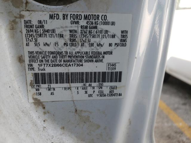 Photo 9 VIN: 1FT7X2B66CEA17304 - FORD F250 SUPER 