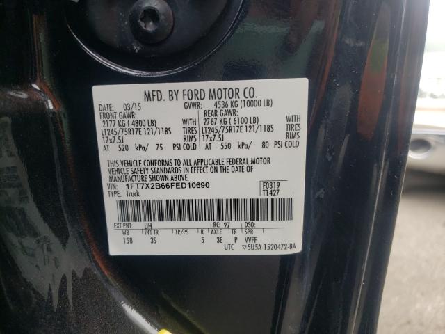 Photo 9 VIN: 1FT7X2B66FED10690 - FORD F250 SUPER 