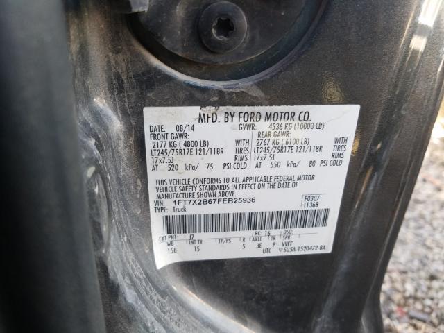 Photo 9 VIN: 1FT7X2B67FEB25936 - FORD F250 SUPER 