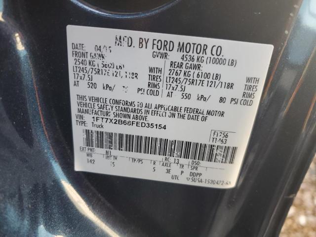 Photo 11 VIN: 1FT7X2B68FED35154 - FORD F250 SUPER 