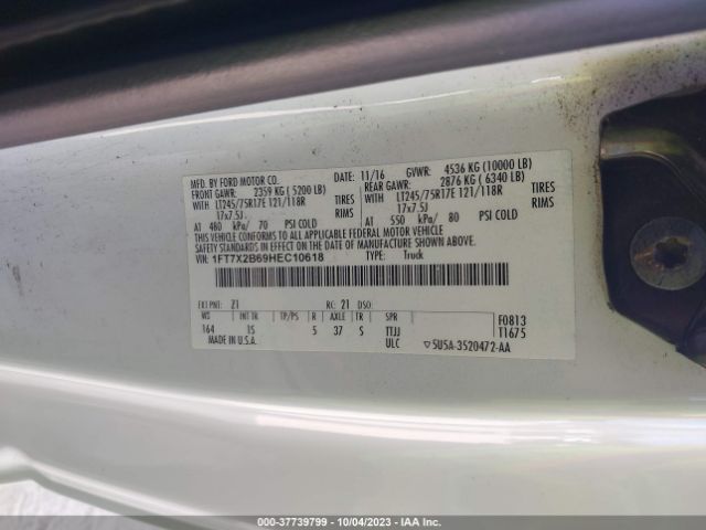 Photo 8 VIN: 1FT7X2B69HEC10618 - FORD F-250 