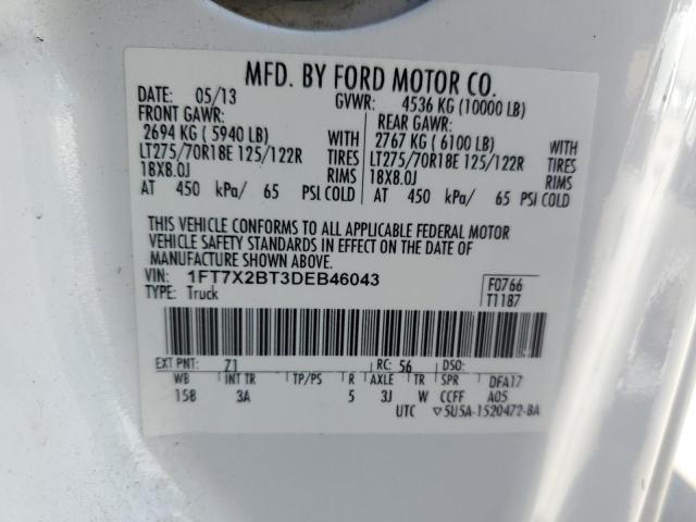 Photo 11 VIN: 1FT7X2BT3DEB46043 - FORD F250 SUPER 