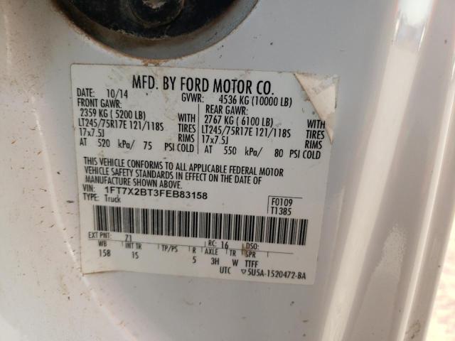 Photo 9 VIN: 1FT7X2BT3FEB83158 - FORD F250 SUPER 