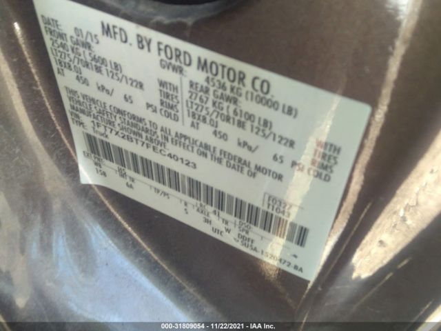 Photo 8 VIN: 1FT7X2BT7FEC40123 - FORD SUPER DUTY F-250 SRW 